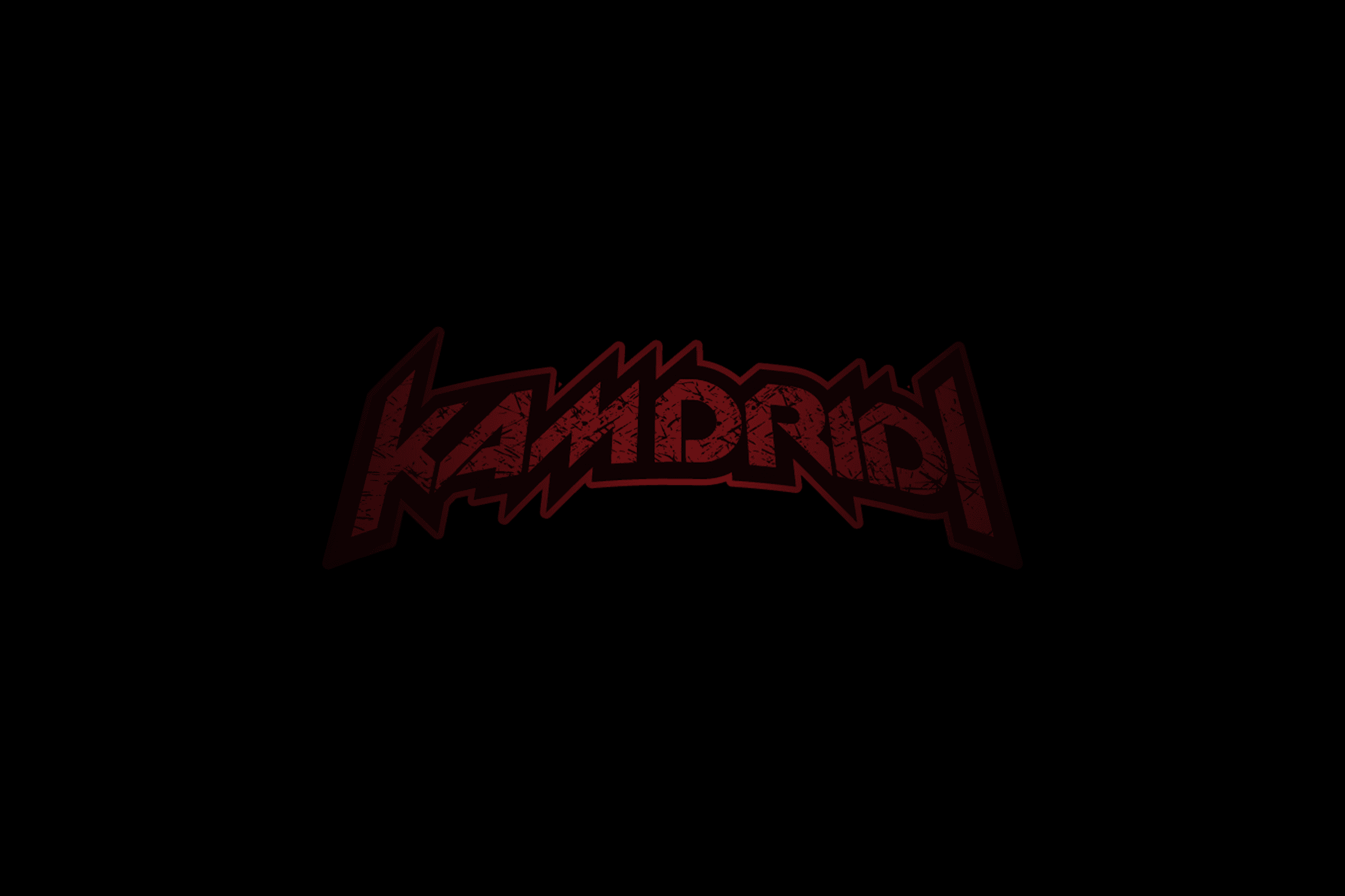 KAMDRIDI Blood Red Logo Tee