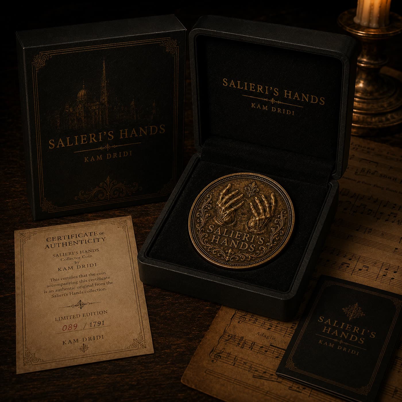 Salieri collector coin boxed set