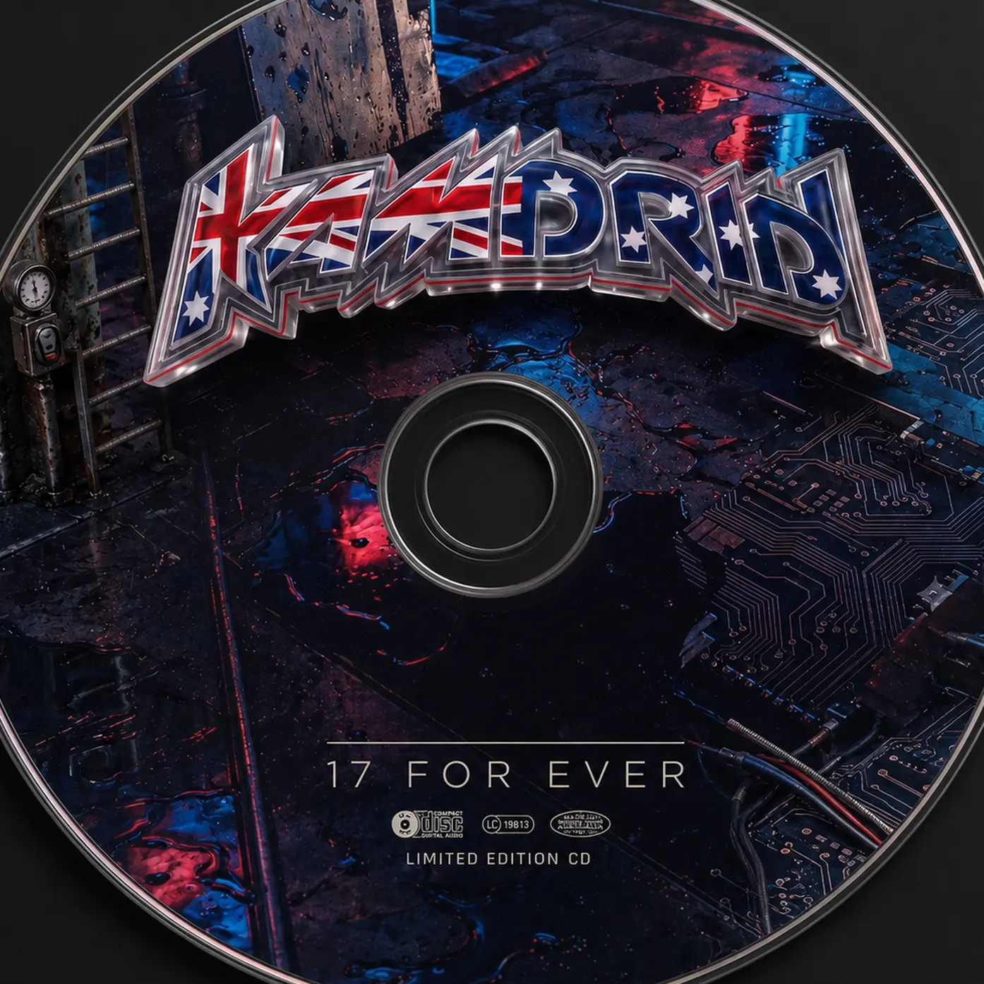 17 FOR EVER limited edition compact disc artwork