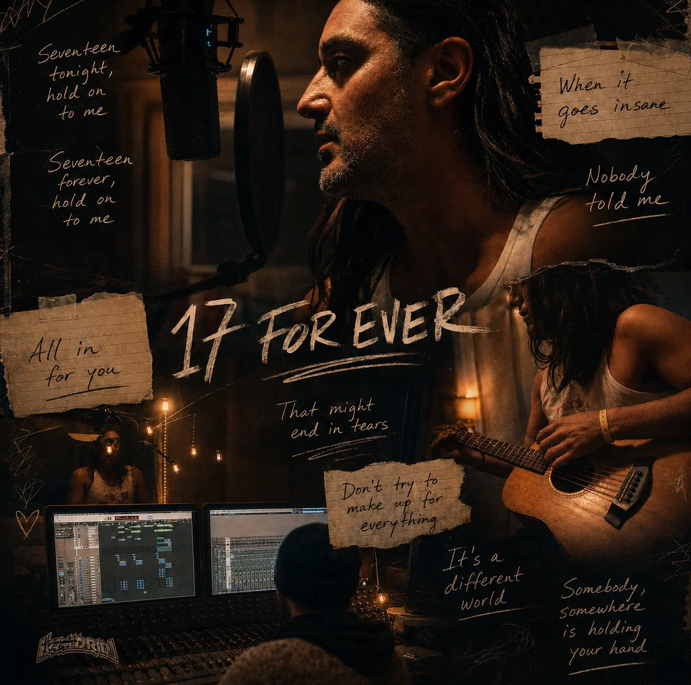 17 FOR EVER studio booklet artwork